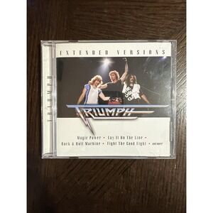 Triumph, Extended Versions by Triumph (CD, 2006) Sony Heavy Rock Canadian